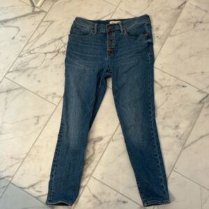 Madewell Skinny Crop Jeans.